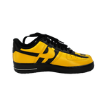 Custom Air Force 1 Yellow Black Stripes Camaro Logo