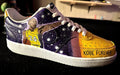 Custom Air Force 1 Yellow Purple Kobe Bryant Tribute