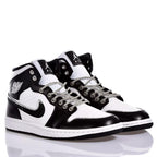 Custom Air Jordan 1 Black and White With Rhinestones