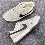 Custom Dunk Cream LV Logo