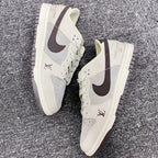 Custom Dunk Cream LV Logo