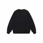 Custom Embroidery Nike Sweatshirt Black With Pixel Santa