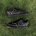 Custom Nike Court Vision Black Line Drawing