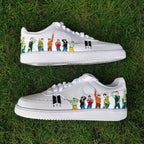 Custom Nike Court Vision White BTS Theme