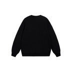 Custom Nike Sweatshirt Black Paisley Bear Design