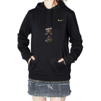 Custom Nike Sweatshirt Black With Abstract Pattern