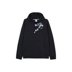 Custom Nike Sweatshirt Black With Floral Pattern