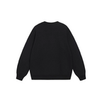 Custom Nike Sweatshirt Black With Paisley - pattern Patches