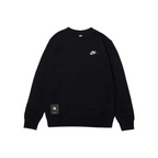 Custom Nike Sweatshirt Black With Small Logo And M Patch