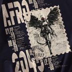 Custom Nike Sweatshirt Black With Stamp Pattern