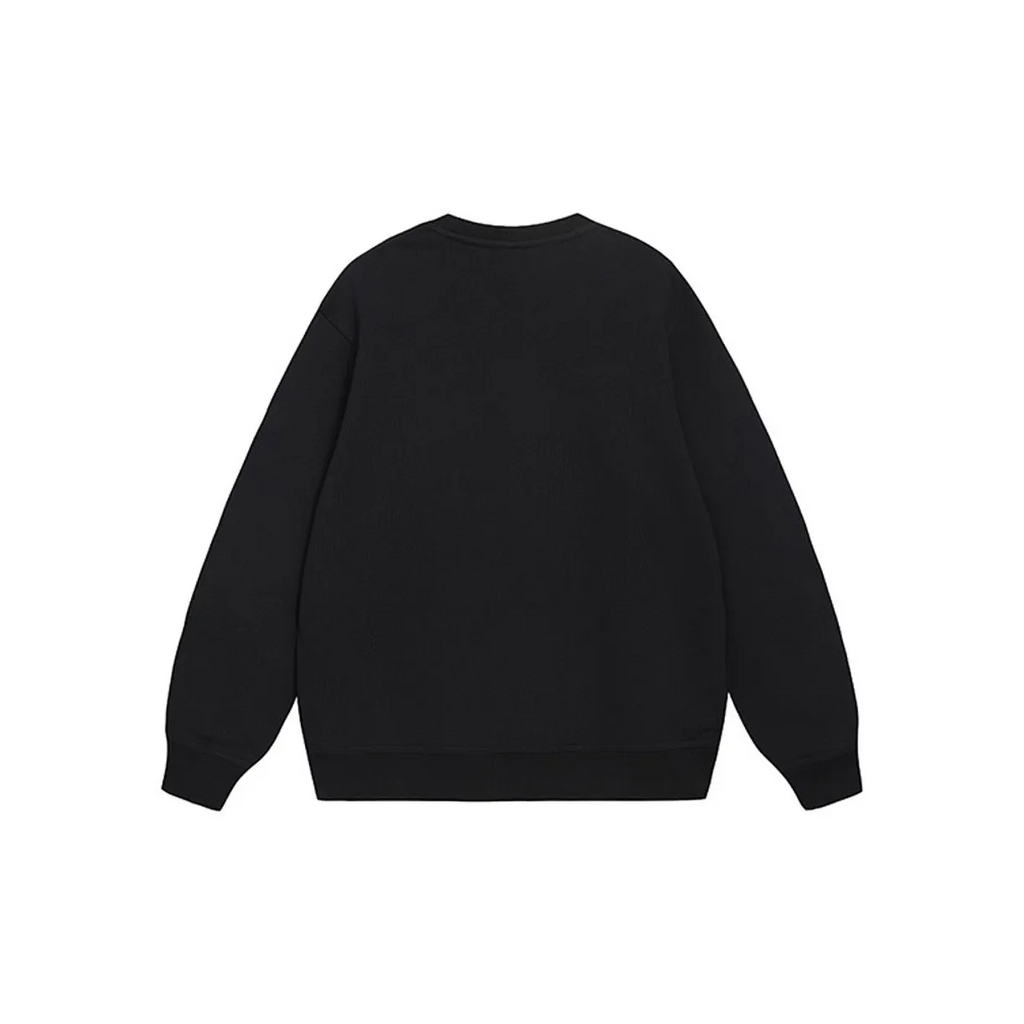 Custom Nike Sweatshirt Teddy Bear Fabric  Pattern Black