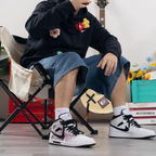 Custom Nike Sweatshirt With Flower Patches
