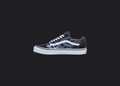 Custom Vans Black Lightning Pattern