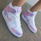 Daisy Baby Pink Purple Custom Air Jordan 1
