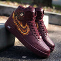 Demon Slayer Theme Maroon Custom Air Force 1