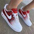 Dior Monogram Red White Custom Air Force 1