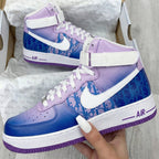 Dior Pattern Baby Purple Blue Custom Air Force 1