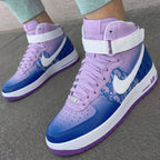 Dior Pattern Baby Purple Blue Custom Air Force 1