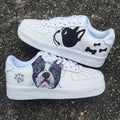 Dog Theme Black White Custom Air Force 1