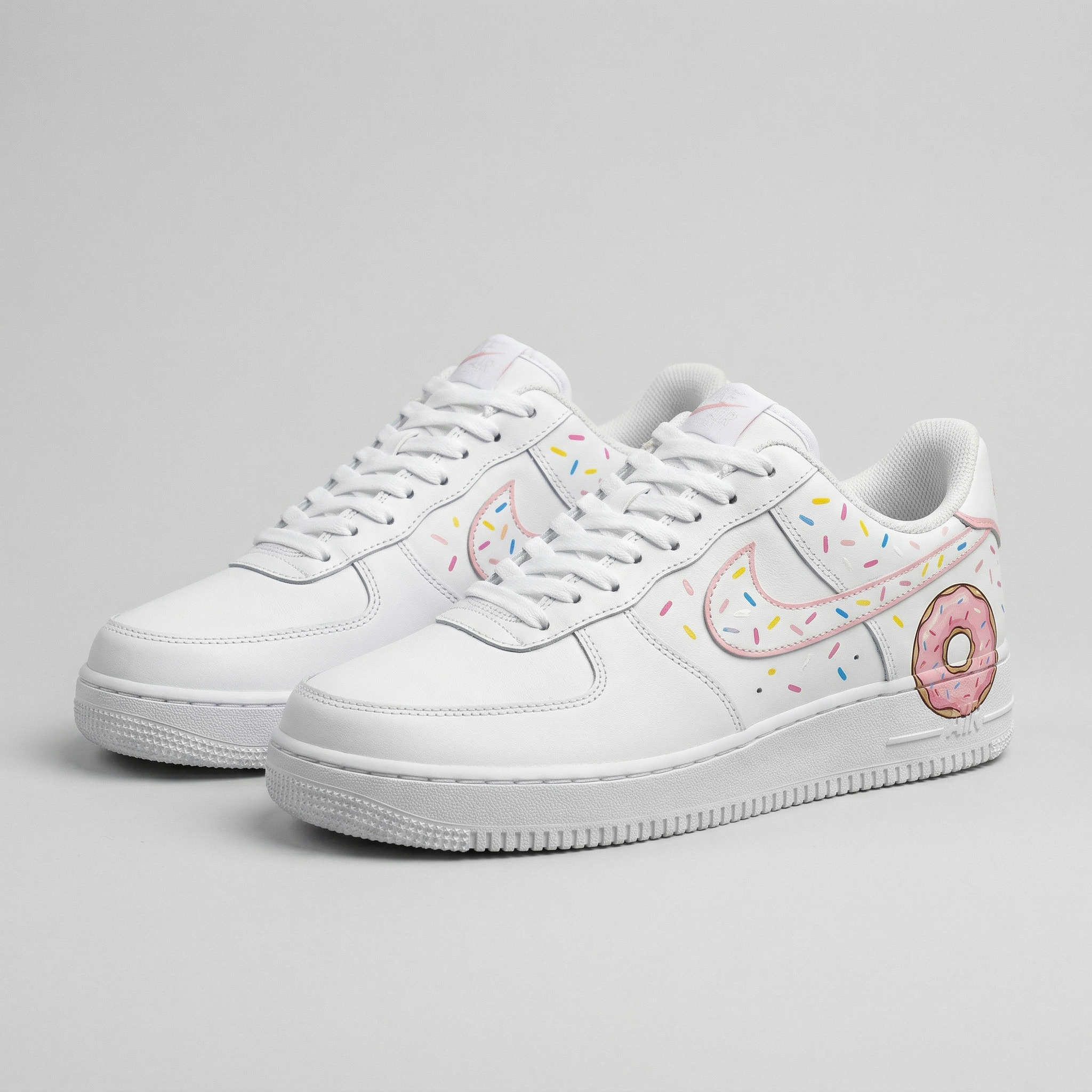 Donut Sprinkles Baby Pink Custom Air Force 1