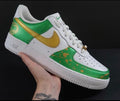 Dragon Pattern Green Gold Custom Air Force 1