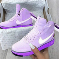 Dreamy Baby Pink Purple Custom Air Force 1