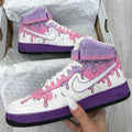 Drip Pattern Baby Pink Purple Custom Air Force 1