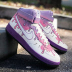 Drip Pattern Baby Pink Purple Custom Air Force 1