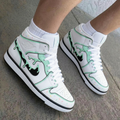 Dripping Icing Sprinkles Mint Black Custom Air Jordan 1