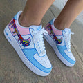 Dripping Pattern Baby Pink Baby Blue Custom Air Force 1