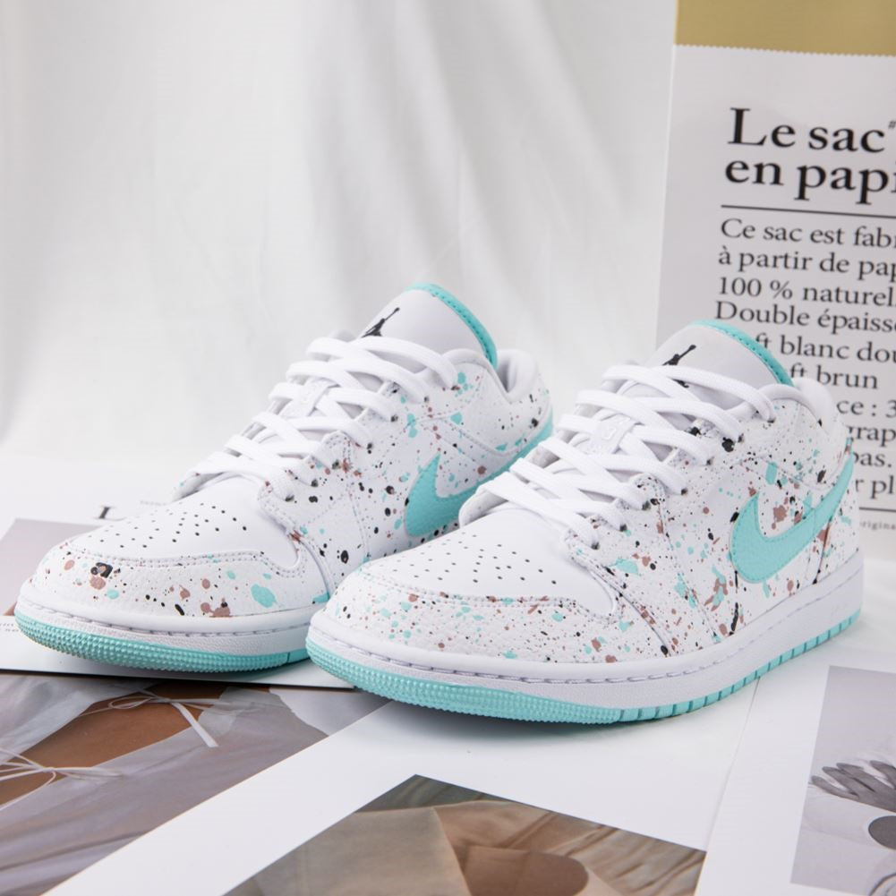 Mint Green Splatter Custom Dunk