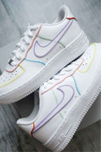 Rainbow Lines Custom Air Force 1