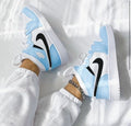 Custom Air Jordan 1 Blue Black Low