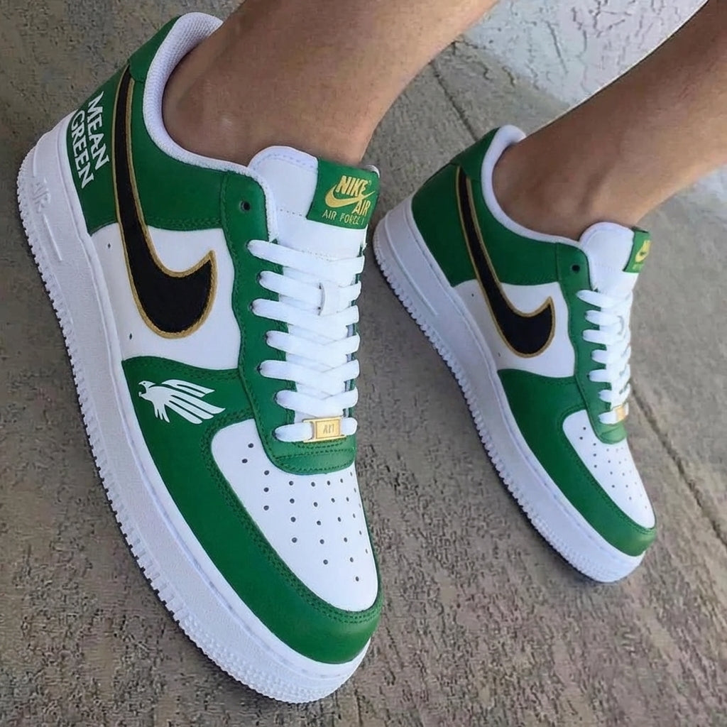 Eagle Green Black Custom Air Force 1