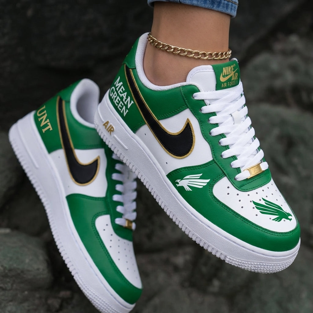 Eagle Green Black Custom Air Force 1