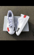 Eye Pattern White Custom Air Force 1