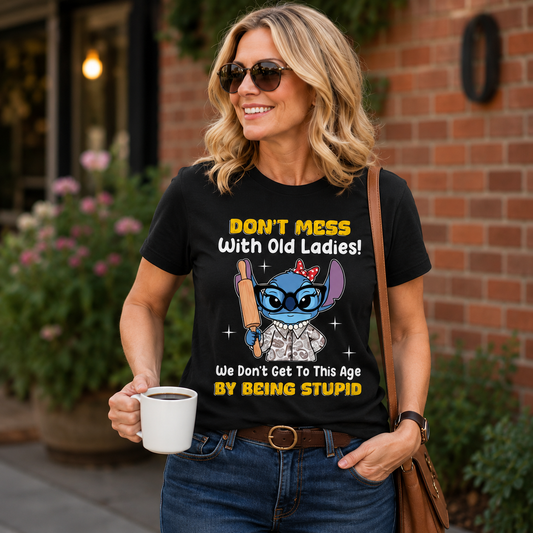 Disney|Stitch - DON'T MESS With Old Ladies!