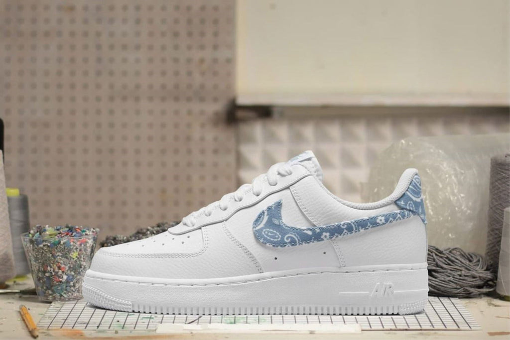 Blue Bandana Custom Air Force 1