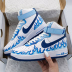 Flame Baby Blue Navy Custom Air Force 1