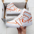 Flame Orange Custom Air Jordan 1