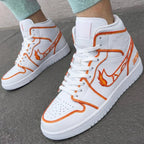 Flame Orange Custom Air Jordan 1