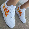 Flame Orange Yellow Custom Air Jordan 1