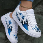 Flames Blue Black Custom Dunk