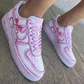 Flamingo Pattern Baby Pink Custom Air Force 1