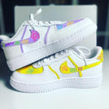 Floral Purple Yellow Custom Air Force 1