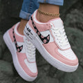 Flower Pattern Baby Pink White Custom Air Force 1