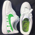 Frog Pattern Green Custom Air Force 1