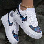 Galaxy Drip Blue Purple Custom Air Force 1
