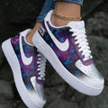 Galaxy LV Pattern Purple Custom Air Force 1