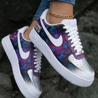 Galaxy LV Pattern Purple Custom Air Force 1